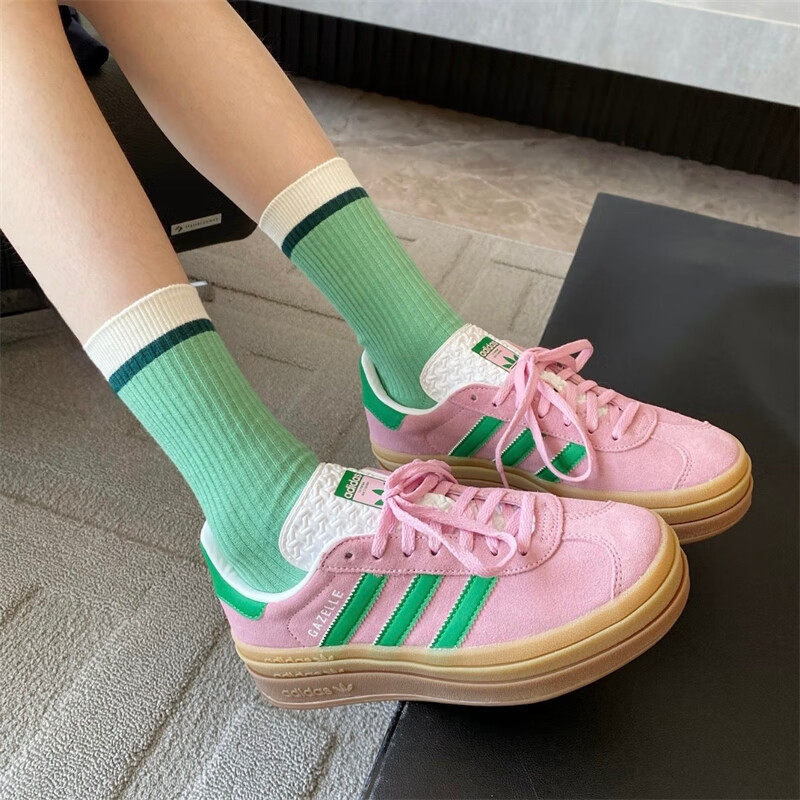 Adidas Shoes Gazelle - アディダス IE0420 レトロ レディース スエード トレーナー