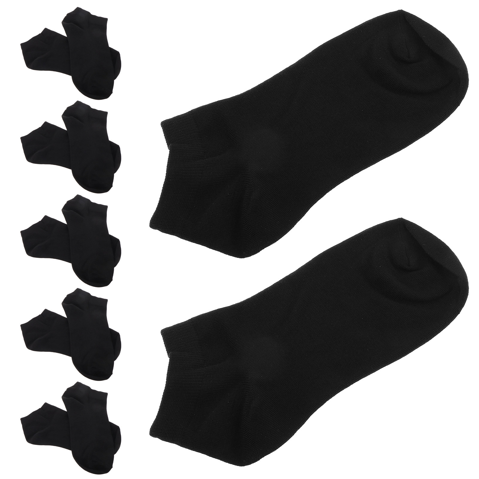 Invisibility Sock Loafer - 6足組 レディース ボートソックス 透けにくい ノーショー 通気性のあるコットン製