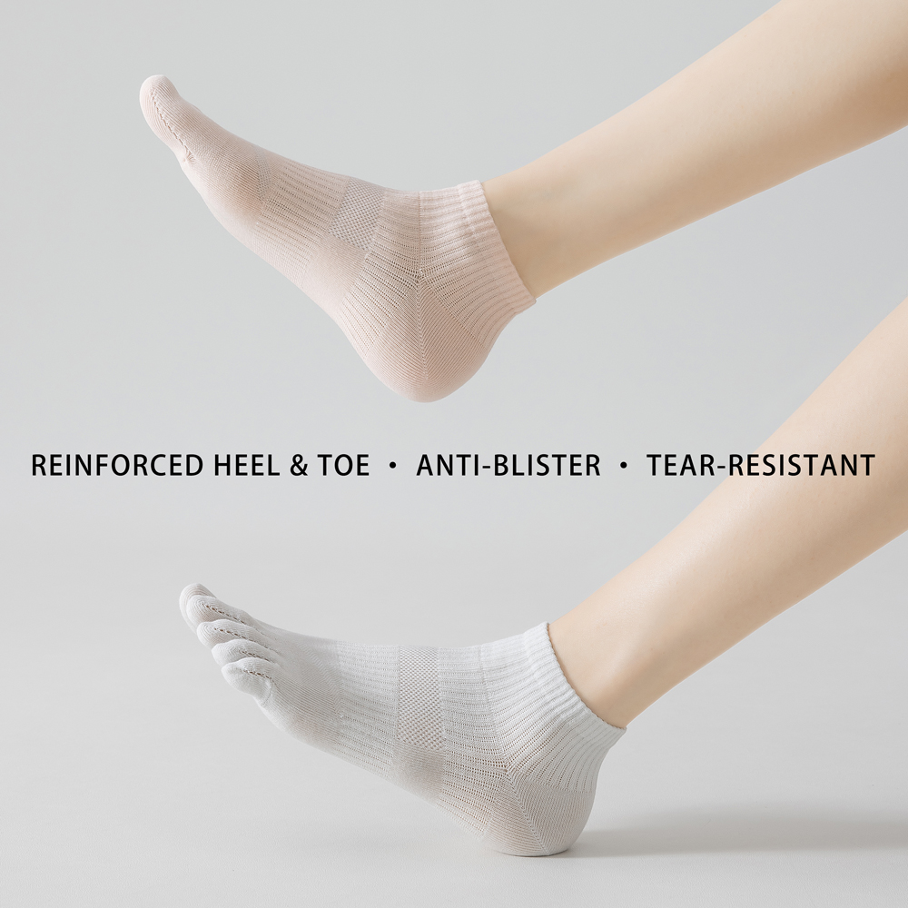4足組 レディース インビジブルトゥソックス コットン ロー - Invisibility Sock Loafer のレビューと価格