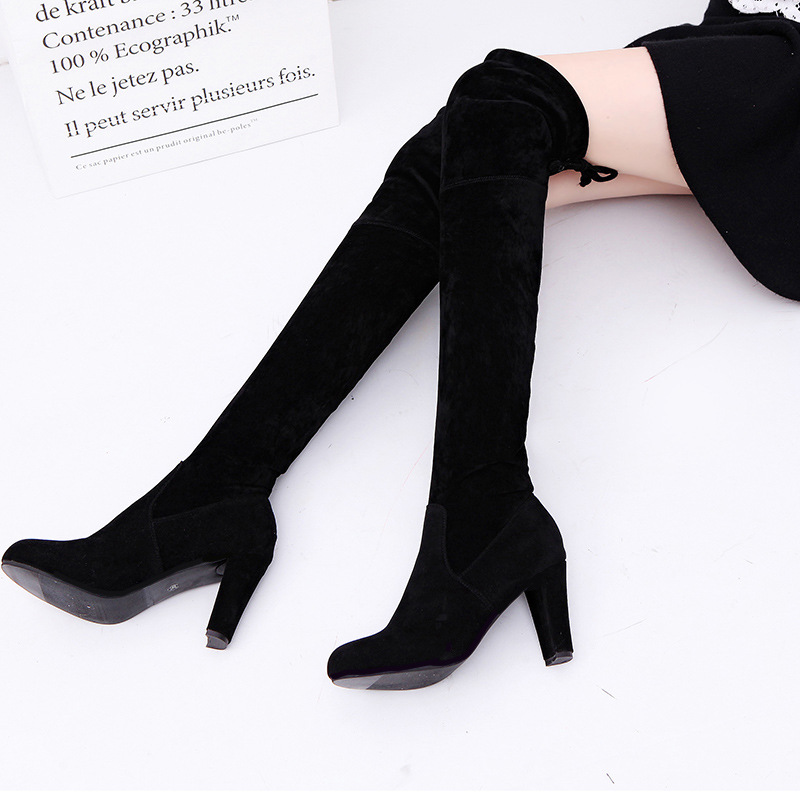 レディースストレッチニーハイブーツ、スリッポンプラットフォー - No Show Sock Women のレビューと価格