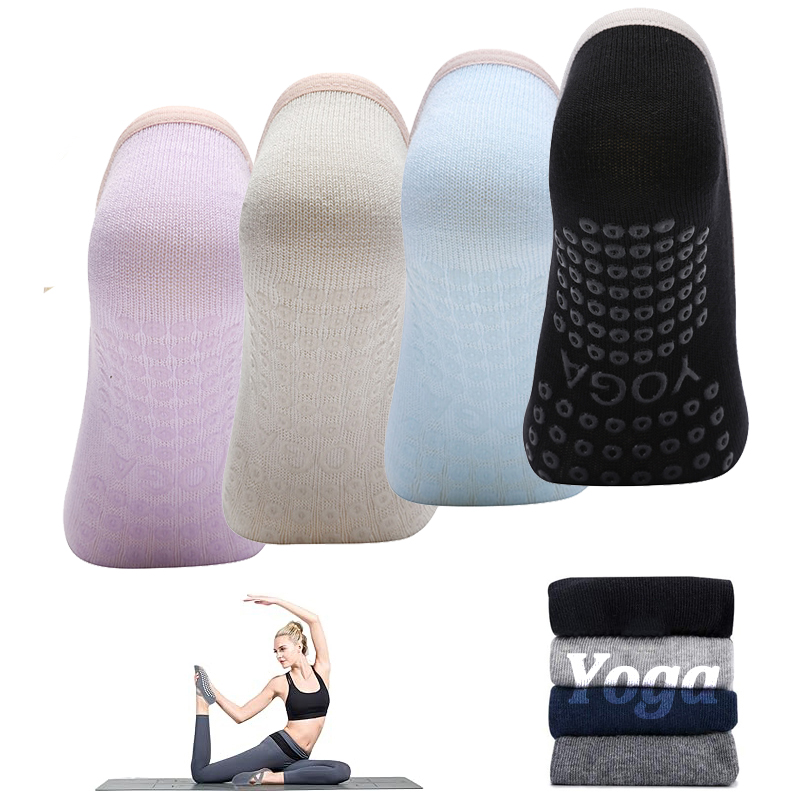 レディースノンスリップピラティスソックス女性レース包帯ヨガソ - No Show Sock Women のレビューと価格