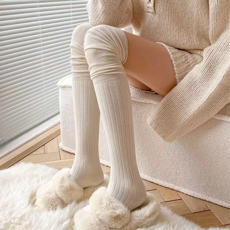 1-10 ペアの女性の膝上ソックスだらしないブーツソックスノ - Boot Sock Slouchy のレビューと価格