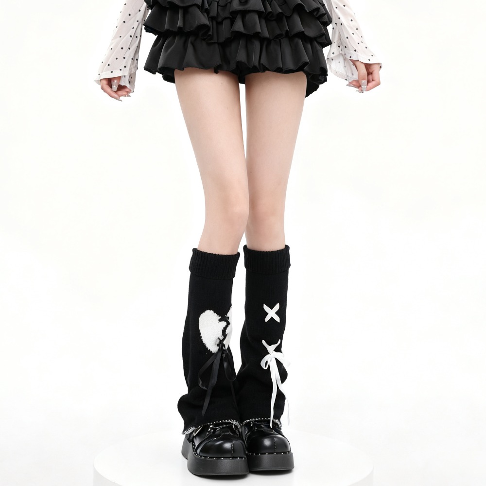 Y2K ハートタイフレアスラウチレッグウォーマー女性用原宿ニ - Boot Sock Slouchy のレビューと価格