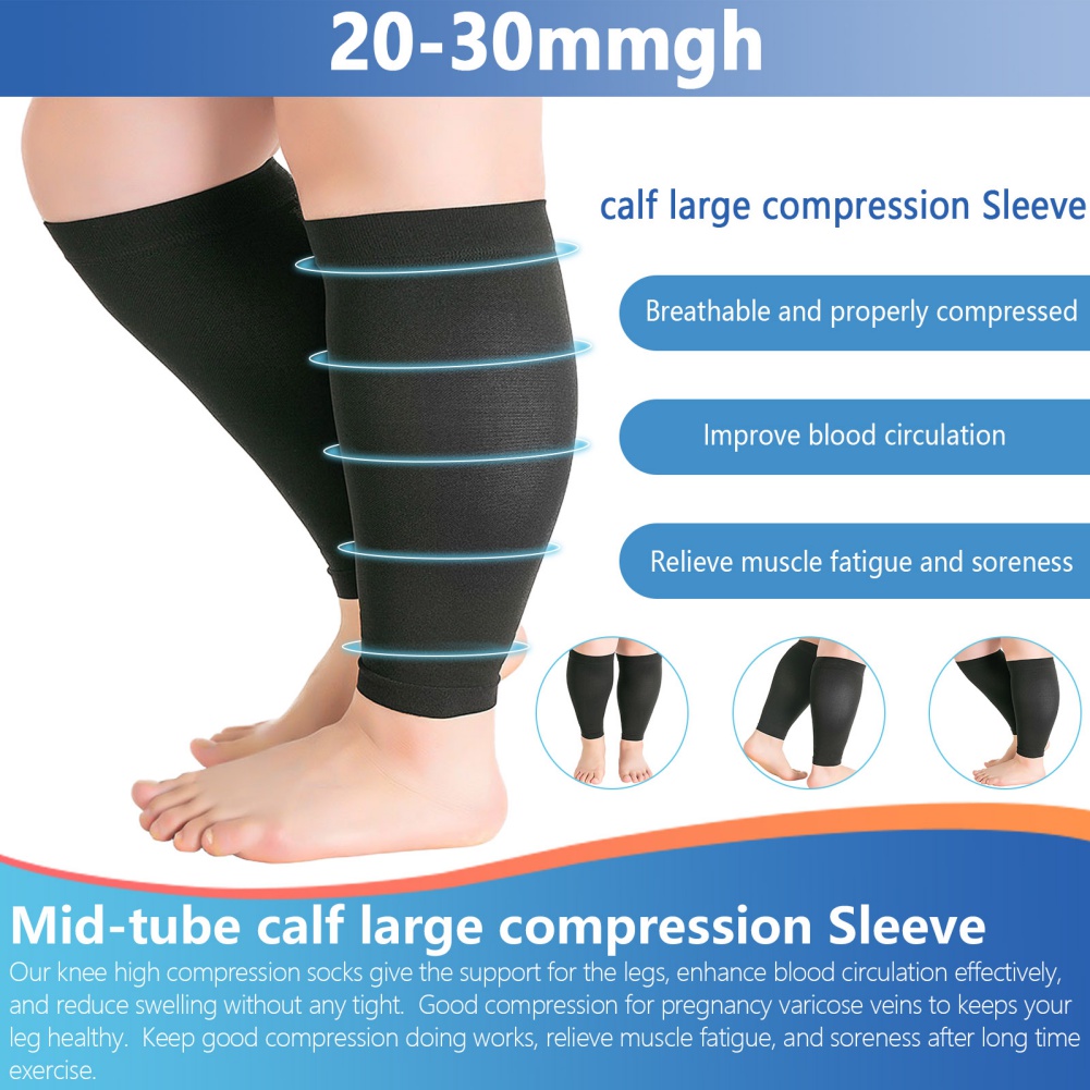 1 ペアフィットネスランニング圧縮スリーブ脚ふくらはぎ男性  - Compression Sock Medical のレビューと価格