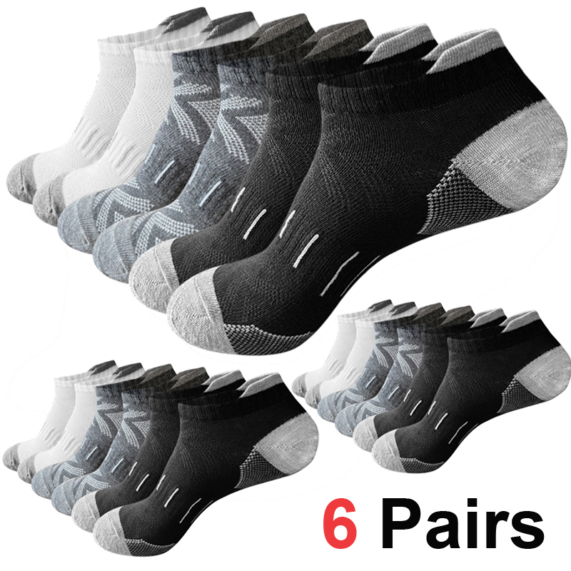 6/12足組 クッション性のあるアスレチックアンクルソックス - Ankle Sock Low Cut のレビューと価格
