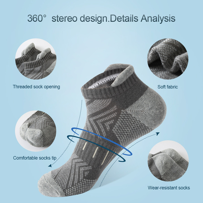 6/12足組 クッション性のあるアスレチックアンクルソックス - Ankle Sock Low Cut のレビューと価格