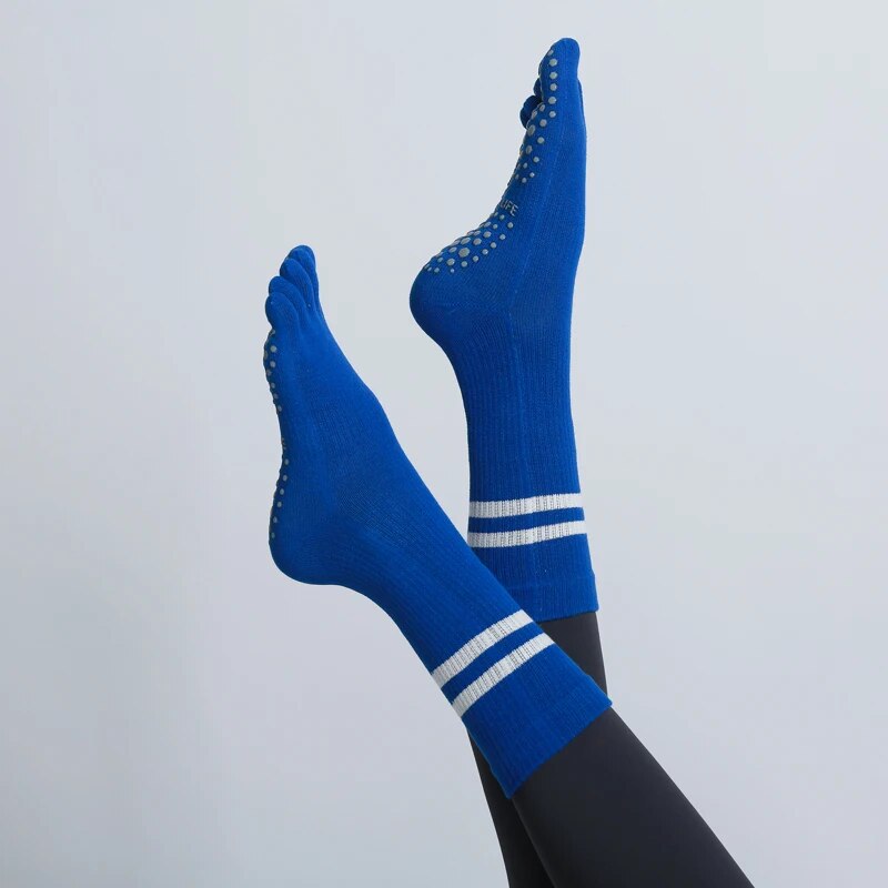 ハーフチューブヨガソックス,通気性,滑り止め,5本の指,スポ - No Show Sock Women のレビューと価格