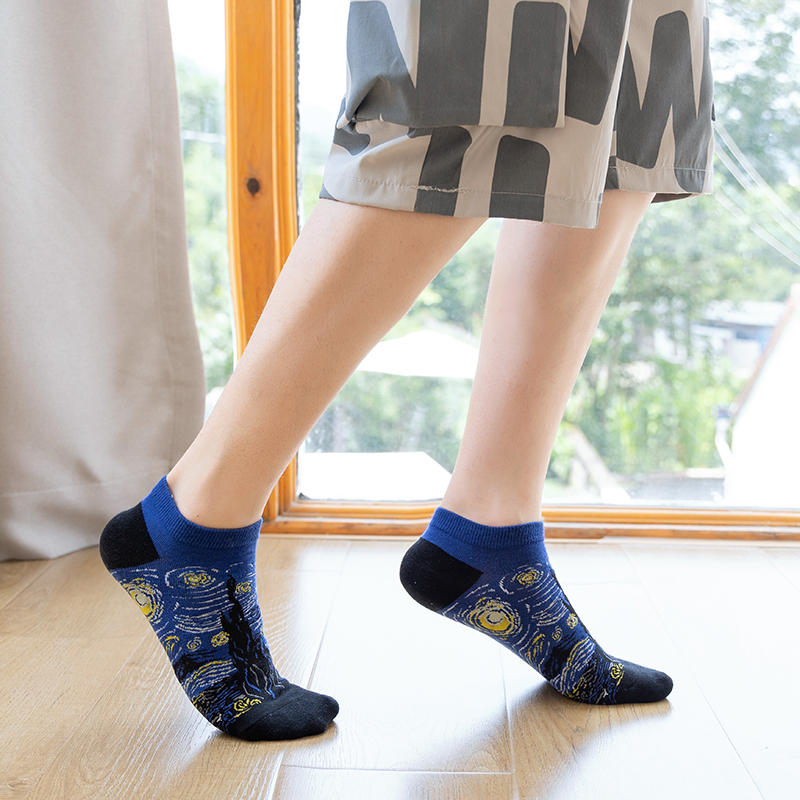 1/5ペア コームドコットン アンクルソックス メンズ レデ - Ankle Sock Low Cut のレビューと価格