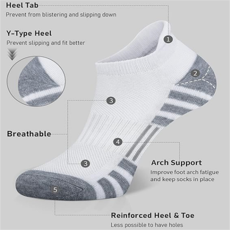 ユニセックス プラッシュ テリー アンクルソックス 6/24 - Ankle Sock Low Cut のレビューと価格